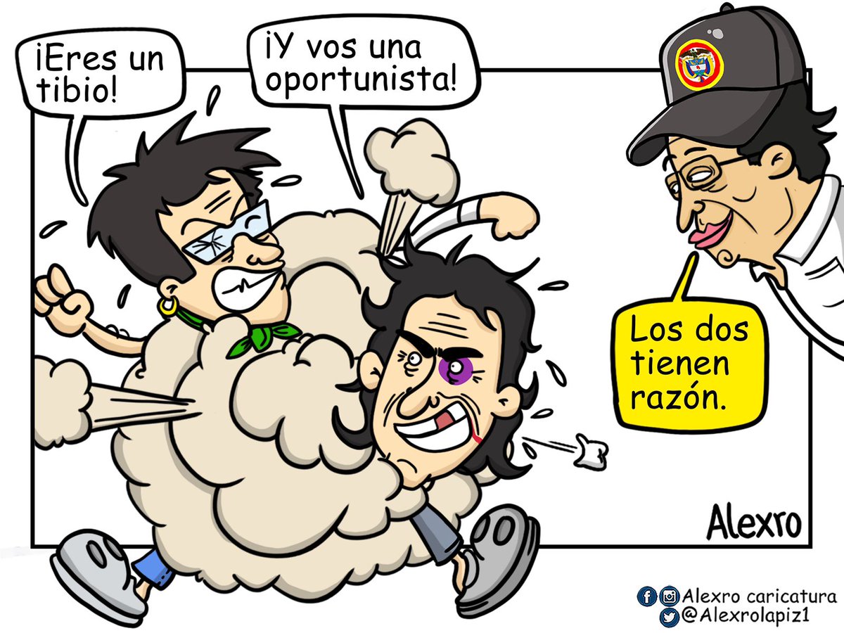 “Pea de tibios' es la #CaricaturaDelDíade @Alexrolapiz1