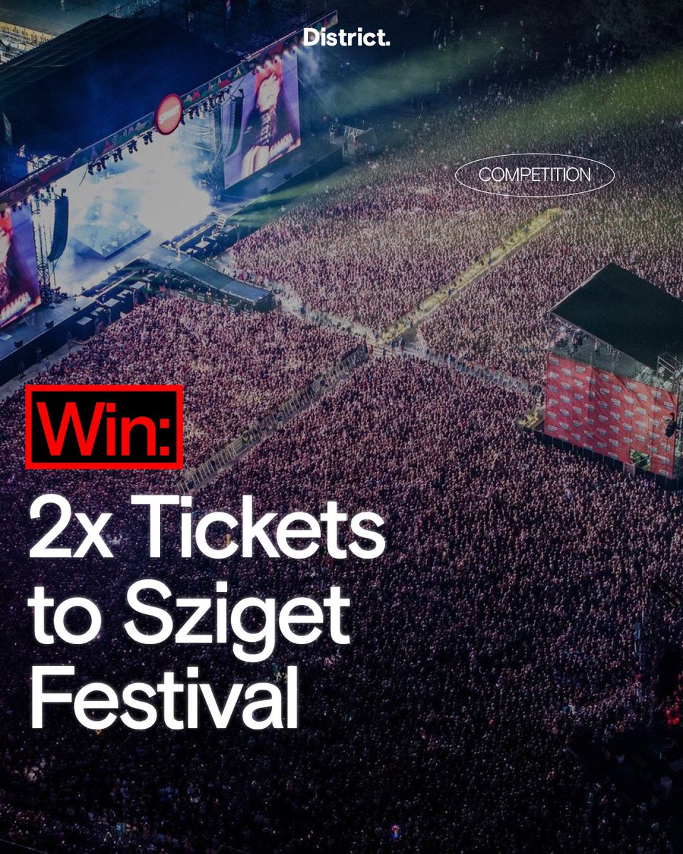 🚨Competition🚨 The likes of Four Tet, Stormzy & Fred Again.. will be performing on the festival’s namesake island from 7-12 August. Holiday in Hungary & dance on the Danube as we are giving away 2 tickets to @szigetofficial Festival. To win: Like, Follow & RT #SP
