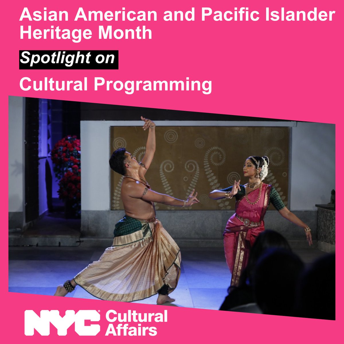 This #AAPIHeritage Month, cultural organizations are hosting exhibitions, performances, conversations, film screenings, & events celebrating the vibrant diversity of New York City’s Asian American & Pacific Islander communities. Follow us as we share AAPI heritage programming. ⬇️
