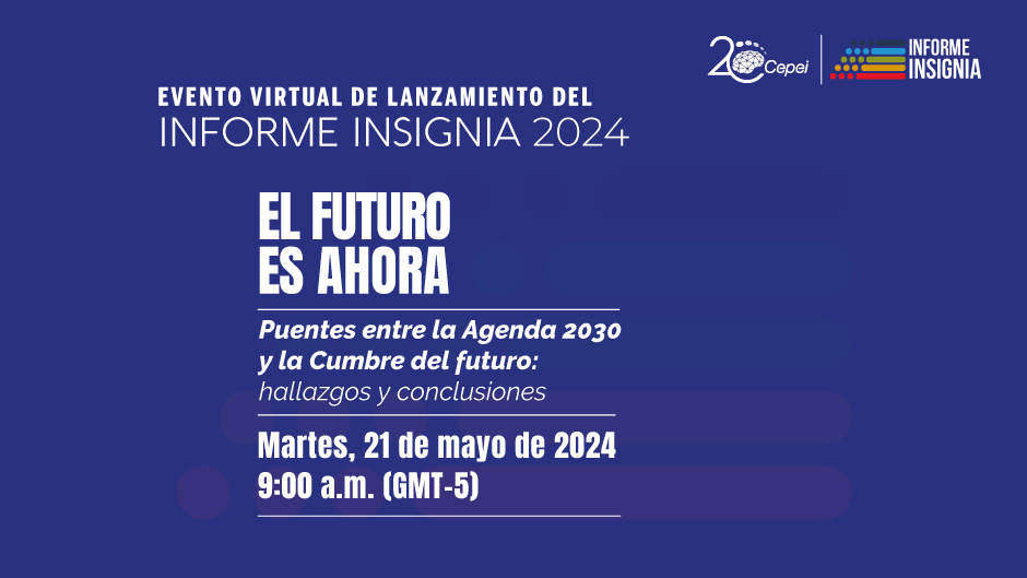 El próximo 21 de mayo a las 9:00 a.m. (GMT-5) presentaremos nuestro segundo Informe Insignia: El futuro es ahora. Compartiremos hallazgos y conclusiones sobre el rol de #ALC en el progreso de la #Agenda2030 y en la Cumbre del Futuro. ¡Participa!👇🏽 us02web.zoom.us/meeting/regist…