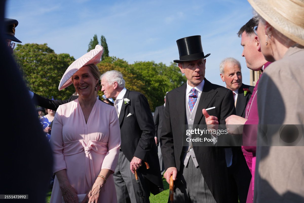 The Duke and Duchess of Edinburgh at the Buckingham Palace Garden Party