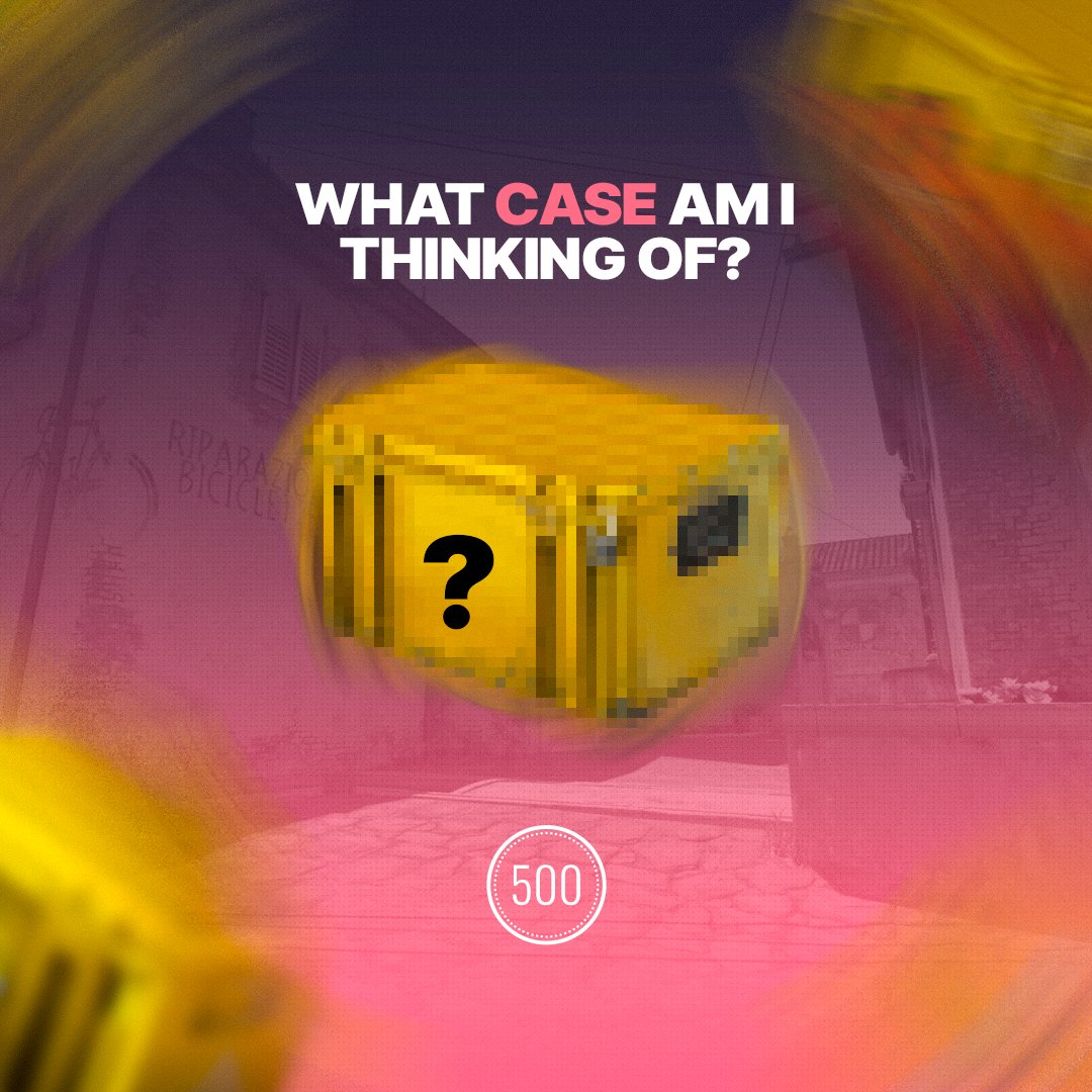 🚨GIVEAWAY🚨

Guess the case, and win some balance on 500Casino!💸

RT - Like - Follow!