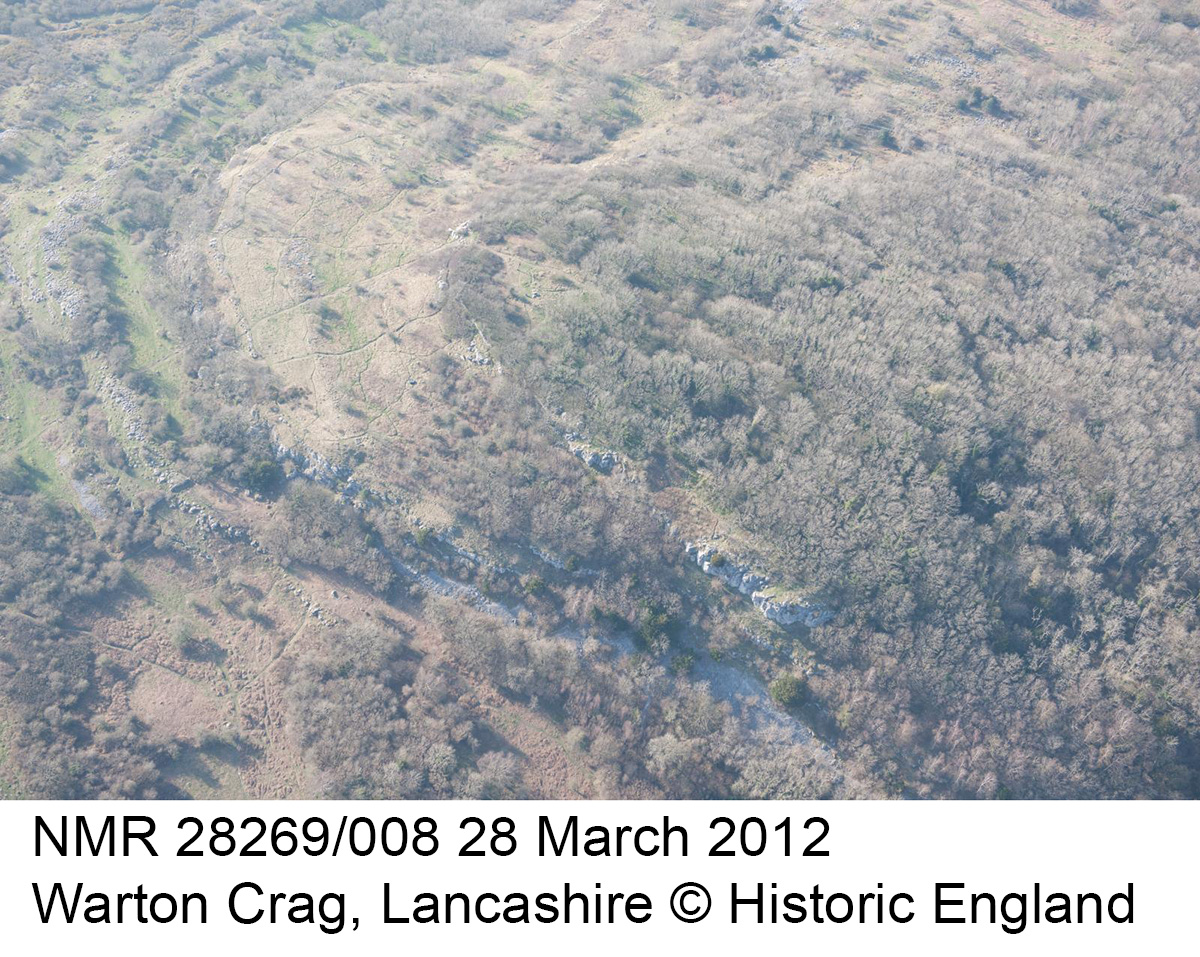 For #HillfortsWednesday we have this lovely aerial photograph of Warton Crag in #Lancashire. Read our survey report to find out if we think it really is an Iron Age hillfort or not!😉 historicengland.org.uk/research/resul…