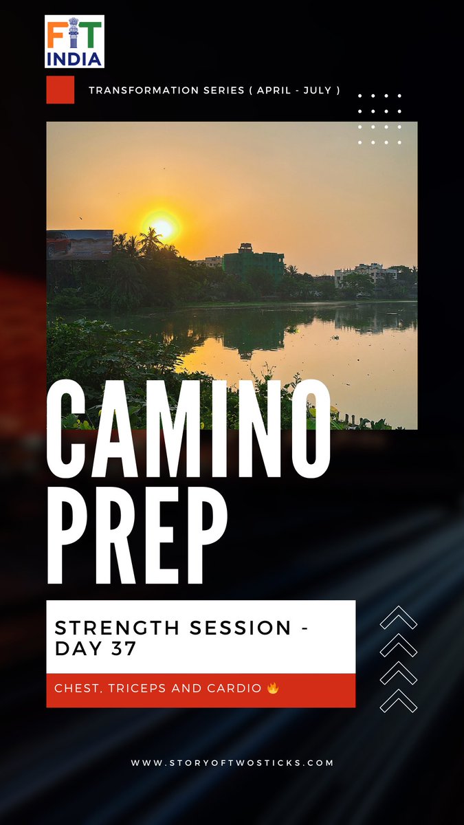 #RoadtoCamino with #FitIndiaMovement

Day 37 Progress. Strength Session❣️

Join me! Official Hashtags #storyoftwosticks #caminostoryformanas 

I am inspired by the @FitIndiaOff initiative launched by our Hon’ble PM Sh. @narendramodi .