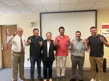 🎉🐺Congratulations to 7 of our faculty who earned milestone promotions this month: Rachel Vann Matthew Ricker Kevin Garcia Luke Gatiboni Jeff Dunne Amy Johnson Alex Woodley Proud that they teach, research and inspire for our department! #GrowingtheFuture