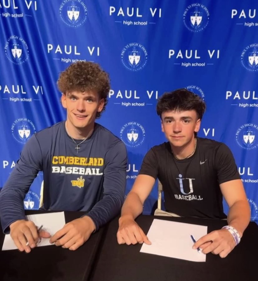 Congrats @TylerHisting24 & @ryan_nace1107 for signing your letters of intent to play at the next level!! Congrats boys!!! Well deserved!!! @PaulVIathletics @FriendsofPvi @Grubesacademy