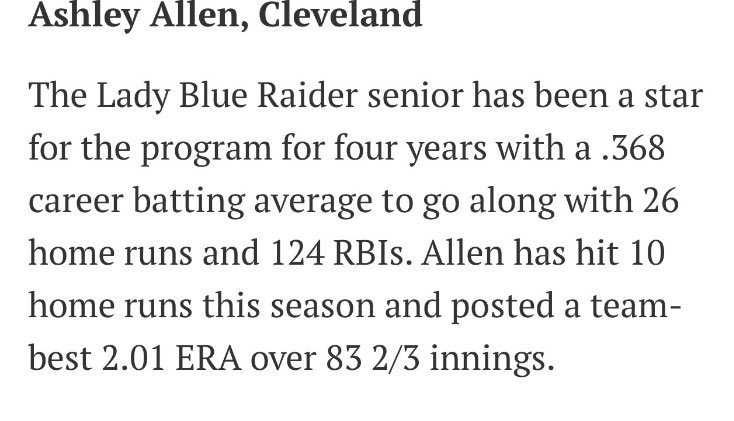 Ashley Allen (@ashleyallen2024) on Twitter photo Happy to be selected all 4 years <a href="/CHS_RaiderSBall/">Cleveland High School Softball</a> All District. Plus select to Chatt Top 10 for circle and plate! Now time to finish! <a href="/RoaneStSoftball/">Roane State Softball</a> <a href="/tnbolts2024sain/">Tennessee Bolts 2024</a> Happy to be selected all 4 years <a href="/CHS_RaiderSBall/">Cleveland High School Softball</a> All District. Plus select to Chatt Top 10 for circle and plate! Now time to finish! <a href="/RoaneStSoftball/">Roane State Softball</a> <a href="/tnbolts2024sain/">Tennessee Bolts 2024</a>