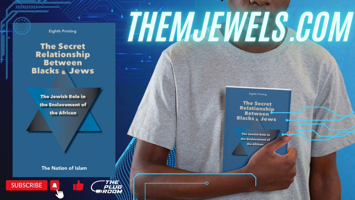 #THEMjewels 'The Secret Relationship Between Blacks and Jews' Extensive research containing thousands of footnotes, charts, & diagrams. Seed these jewels! GEMSTONES G-PACK #CommunityDevelopment #ThePlugRoom #TheBlackCommunity Text 'G-Pack' to 559.791.8468