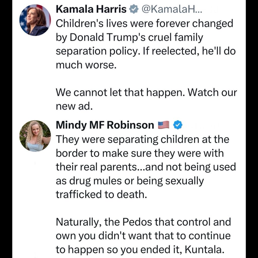 Find me a person that isn't running a child sex trafficking ring....that *doesn't* think it's a good idea to make sure kids are with their actual parents coming across our border? I'll wait....