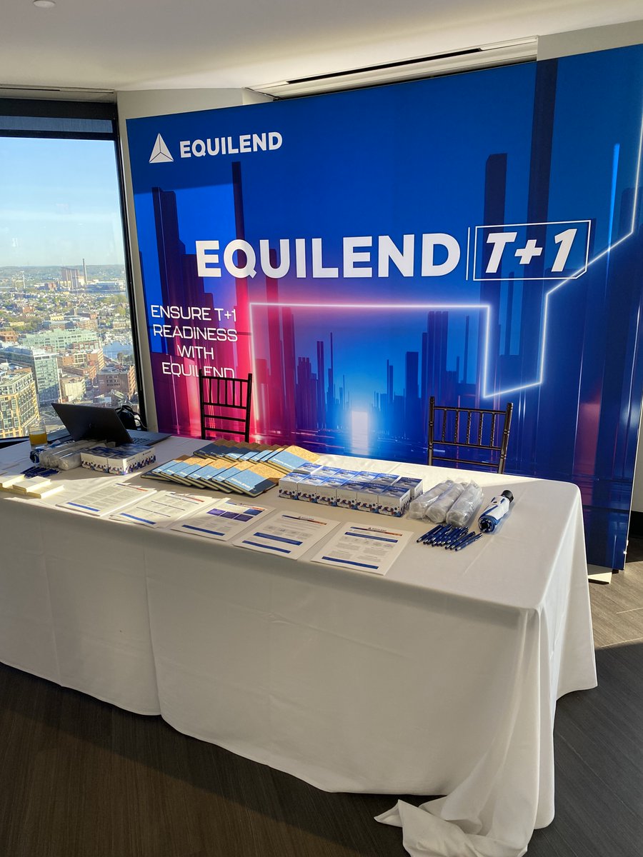 We were pleased to sponsor yesterday’s Securities Finance Symposium hosted by @SecFinTimes. EquiLend’s Iain Mackay, Mike Norwood and Nancy Allen were all featured on panels. We enjoyed connecting with all those who attended in Boston! #securitieslending
