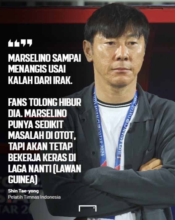 Pelatih Shin Tae-yong tak membenarkan perilaku Marselino Ferdinan di media sosial ❌️

Tetapi STY tahu betul bagaimana perjuangan pemain berusia 19 tahun itu saat melawan Irak 😱

Stop bullying ⛔️

#TimnasDay #AFCU23