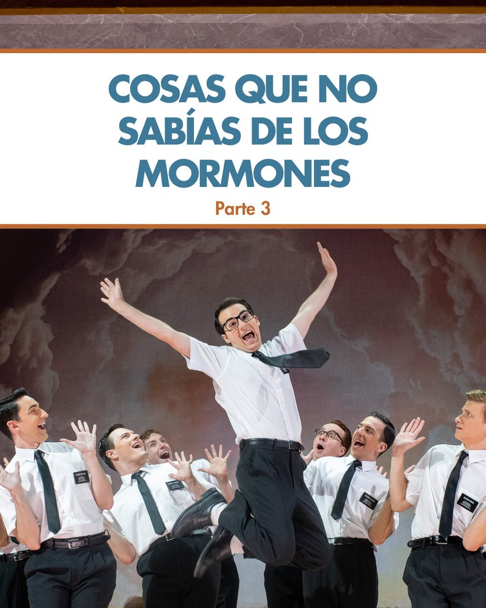 Volvemos con más datos y curiosidades sobre los protagonistas de 'The Book of Mormon. El musical'. ¿Habías oído hablar de ellos?

#thebookofmormon #bookofmormon #theBookOfMormonSpain #BookOfMormonSpain #madrid #musical #musicales #musicalesmadrid #teatro #TeatroCalderon