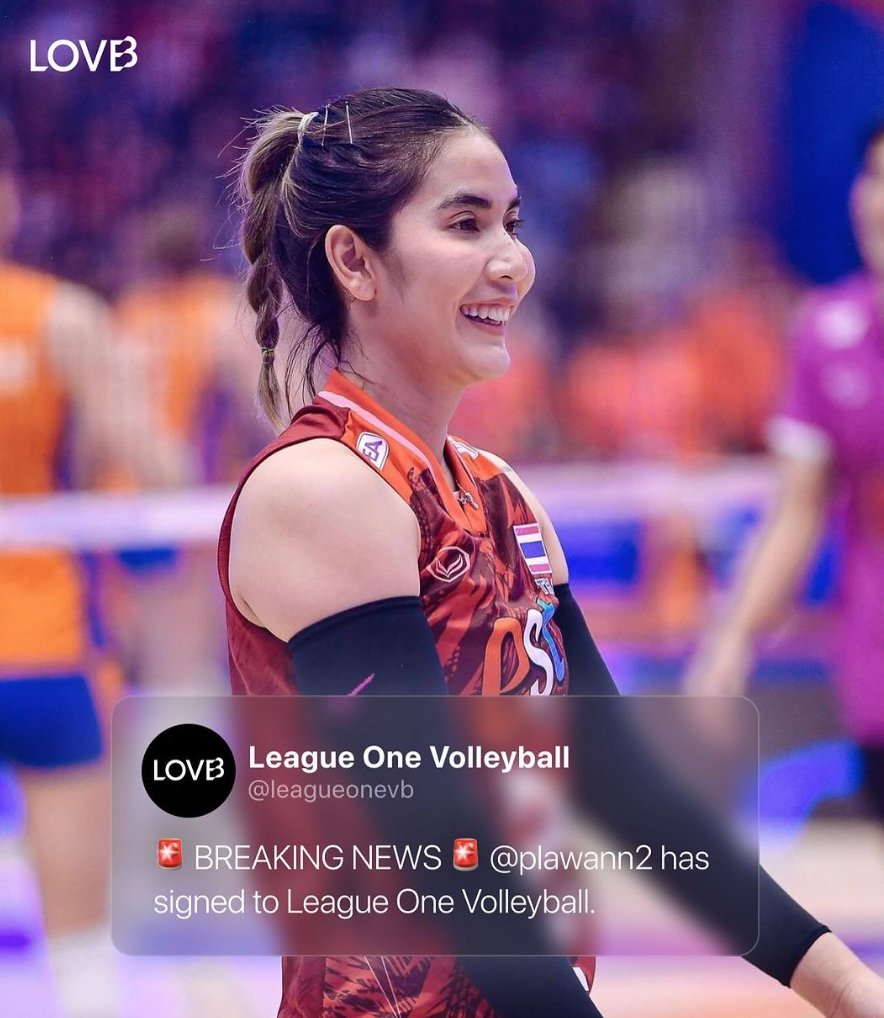 League One Volleyball has announced the signings of Raphaela Folie 🇮🇹, Maddie Haynes, Beatrice Negretti 🇮🇹, Piyanut Pannoy 🇹🇭, and Amber Stivrins