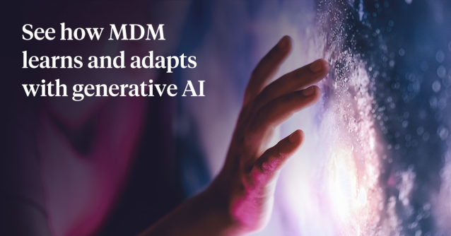 Generative AI can take healthcare master data management (MDM) from rigid and resource-intensive to automated, dynamic and context-rich. #generativeAI #datamanagement #AIinhealthcare bit.ly/44BccgM