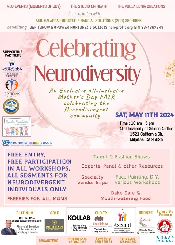 Join me on Saturday! #taraforassembly #Neurodiversity #MentalHealthMatters #siliconvalley