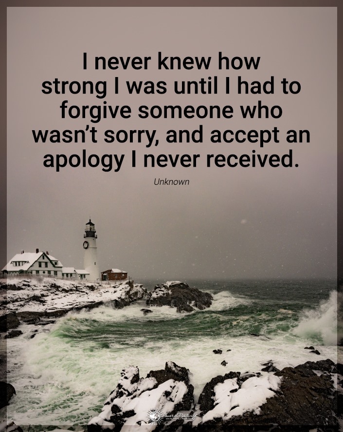 “I never knew how strong I was until…”