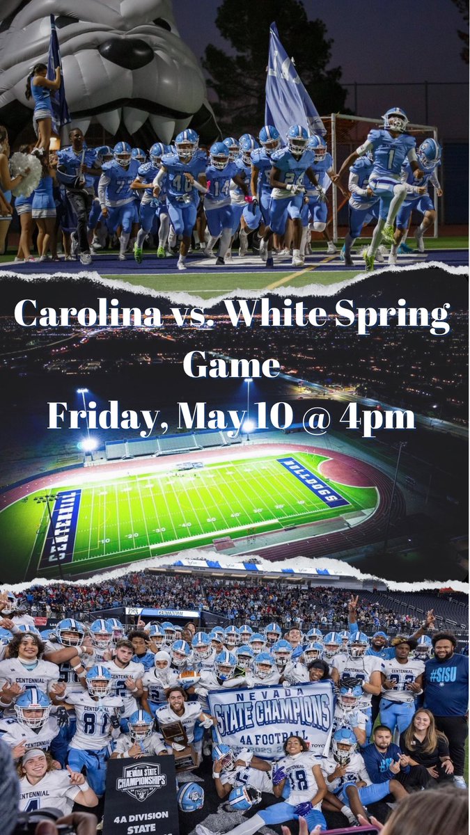Columbia vs White Scrimmage 📅 Friday May 10 ⏰ 4pm 📍 Centennial HS