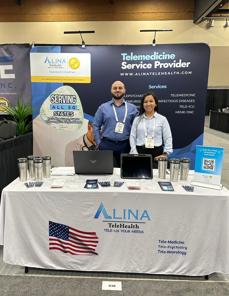 Thank you to everyone who visited us at our booth during this year's ATA Conference. Your presence truly made a difference! We're excited for the opportunity to connect with you again soon! 

Join hands with us for a healthier, more connected tomorrow.  
🌐alinatelehealth.com