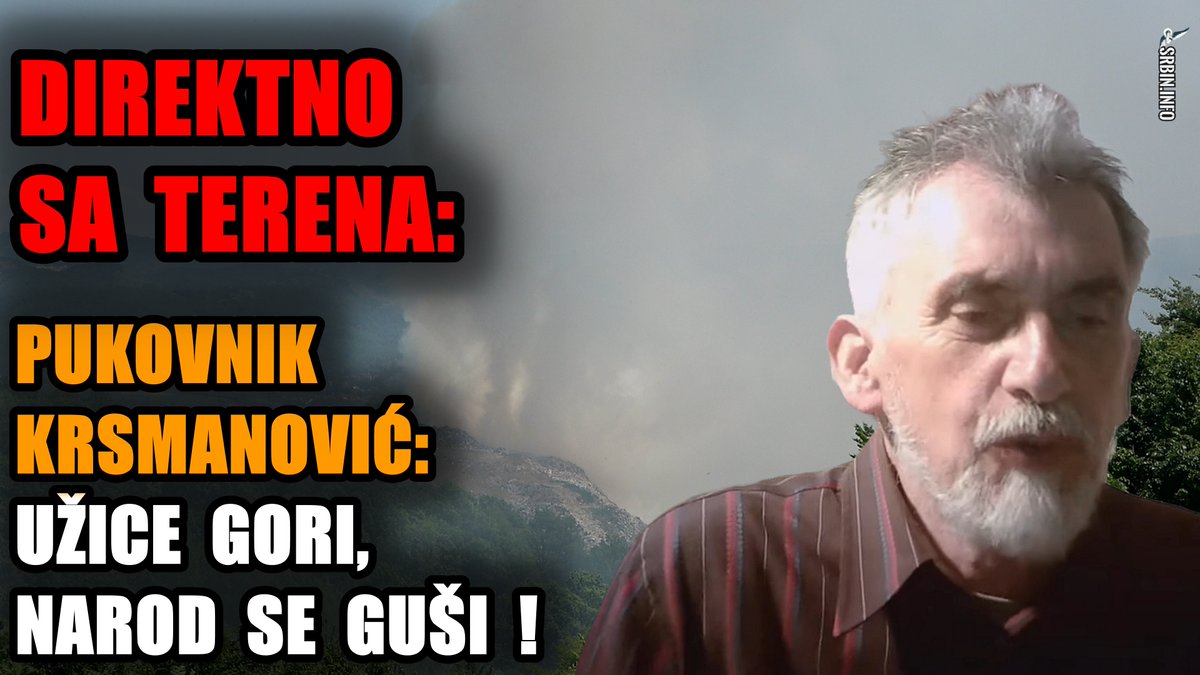 Direktno sa terena - pukovnik Krsmanović: Užice gori, narod se guši! | Dveri i Narodna stranka youtu.be/wtxDrNIpAiY?si… @StrankaNarodna , @SPDveri @IvanaParlic #užice