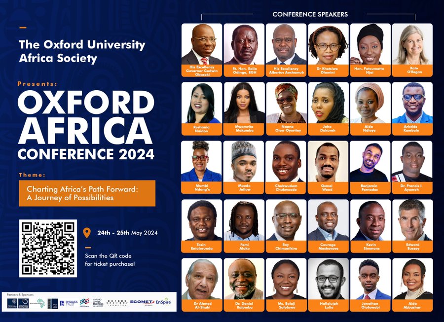 A stellar lineup of speakers joining us for the Oxford Africa Conference 2024! Tickets are still available at oxforduniversityafricasociety.com/oxford-africa-…… #OxfordAfricaConference2024 #UnleashAfrica #ISF2024

#fantasticradiouk #feelfantastic #dofantastic