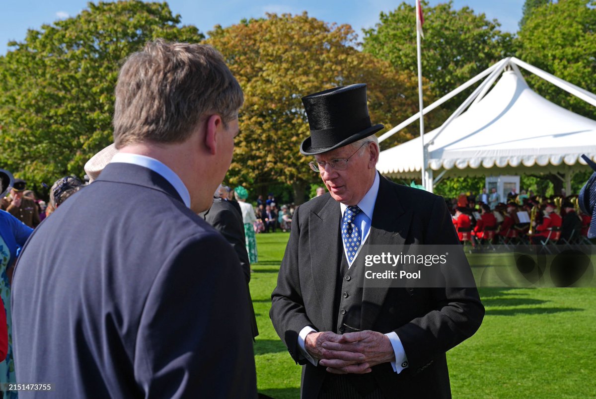 The Duke and Duchess of Gloucester at the Buckingham Palace Garden Party