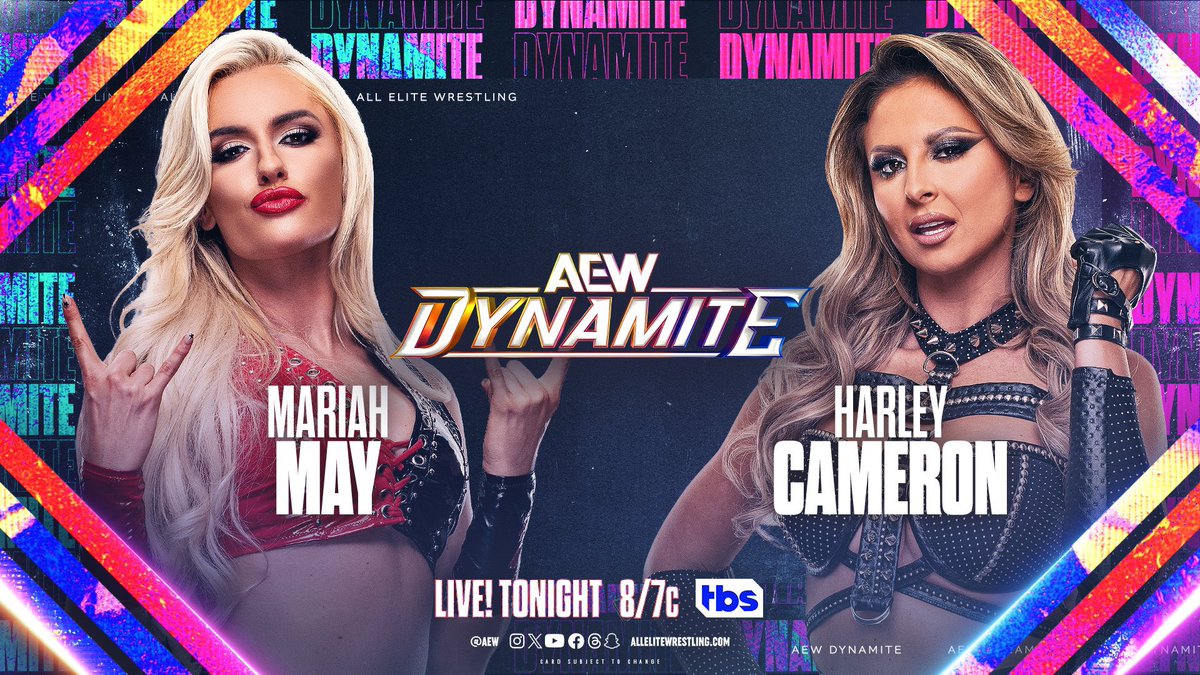 Happy #AEWDynamite day 😍 who’s ready for some #hotgirlgraps 

shopaew.com/mariah-may-hot…