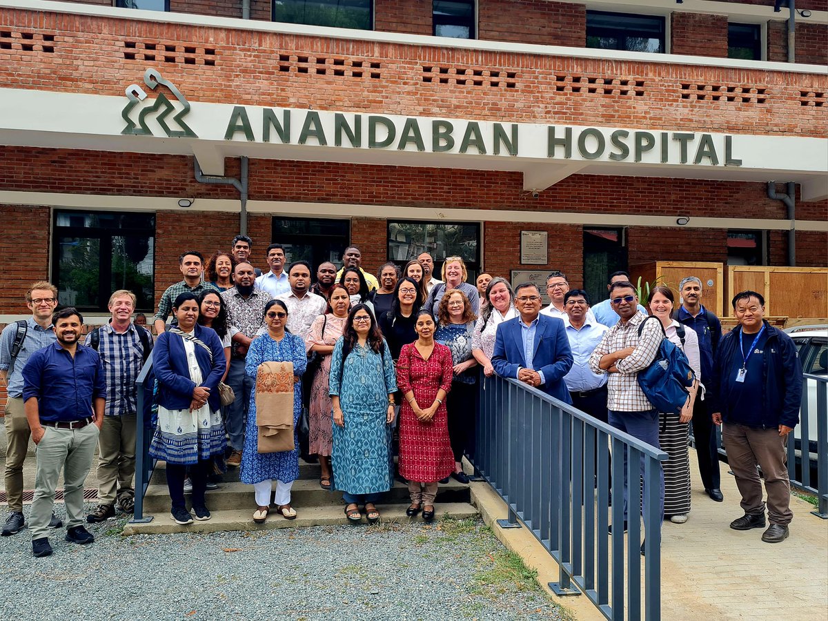 The Leprosy Mission's Global Research Workshop Participants visited Anandaban Hospital this afternoon (8 May).