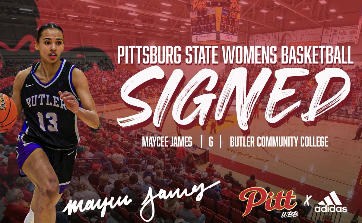 Officially official. Maycee James is a Pittsburg State Gorilla! 🐻➡️🦍
#TheTroop #GorillaNation