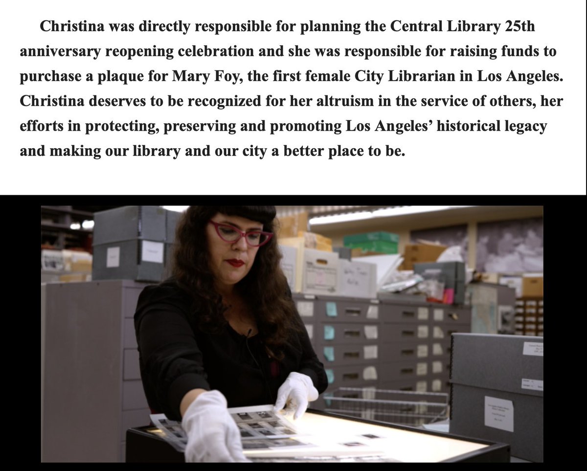 LA City Historical (@lacityhistory) on Twitter photo Spotlight on our first Gala awardee, <a href="/christinarice/">Christina Rice</a> <a href="/laplphotos/">LAPL Photos</a> ! Congratulations and we look forward to seeing you at our Awards Gala, May 19th <a href="/taixfrench/">Taix French</a>. Full Honoree Feature & Tickets Avail to the history loving public: lacityhistory.org/events/2024gala Spotlight on our first Gala awardee, <a href="/christinarice/">Christina Rice</a> <a href="/laplphotos/">LAPL Photos</a> ! Congratulations and we look forward to seeing you at our Awards Gala, May 19th <a href="/taixfrench/">Taix French</a>. Full Honoree Feature & Tickets Avail to the history loving public: lacityhistory.org/events/2024gala