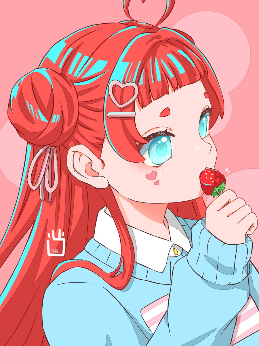 FriesChimken's tweet photo. It's been a while since the last time I drew, checking if I am still fine doing digital 👁️u👁️

#digitalart
#originalcharacter https://t.co/jGy8XBgwoU