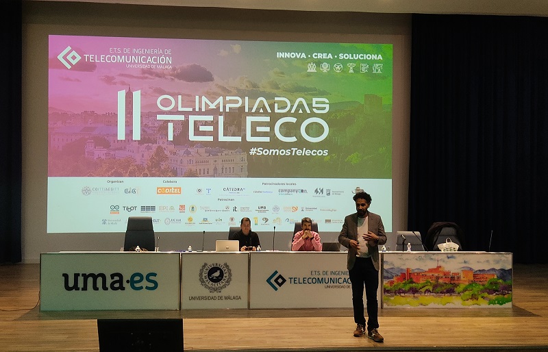 La @teleco_uma celebró el pasado viernes 3 de mayo en el Salón de Actos la entrega de premios de la fase regional (Andalucía Central y Occidental) de las II Olimpiadas de Teleco. ¡Enhorabuena a todos los participantes y felicidades a los premiados! - u.uma.es/e2I