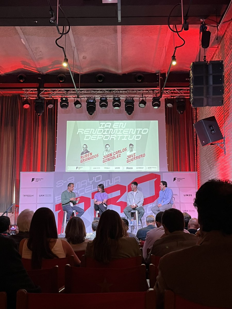 Health_SportLab's tweet photo. Avui i demà estarem assistint al congrés #PROSportstech24 sobre esport i tecnologia.

Oportunitat🔝per conèixer experts del sector i escoltar noves propostes.
@indescat @2Playbook @BcnSportHub @ireuab https://t.co/CNM9nOcDPc