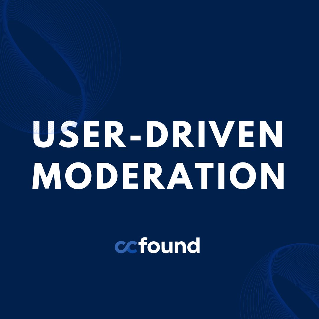 Transparency and user-driven moderation are the backbone of ccFOUND's thriving community! 🌟

At ccFOUND, we believe in transparency every step of the way. From content creation to moderation, our platform operates on openness and honesty.

No top-down censorship known on your