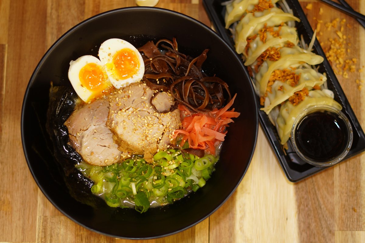 #NEWTOTOOTING: Red King Ramen has opened in @bwmarkettooting, serving ramen, bao buns, udon teppanyaki, don buri, bento boxes & more! 11am-10pm Tue-Sun for eat-in, takeaway & delivery. Vegegie, vegan, & halal options available. Congrats to Albert, Celeste, & the team! #Tooting