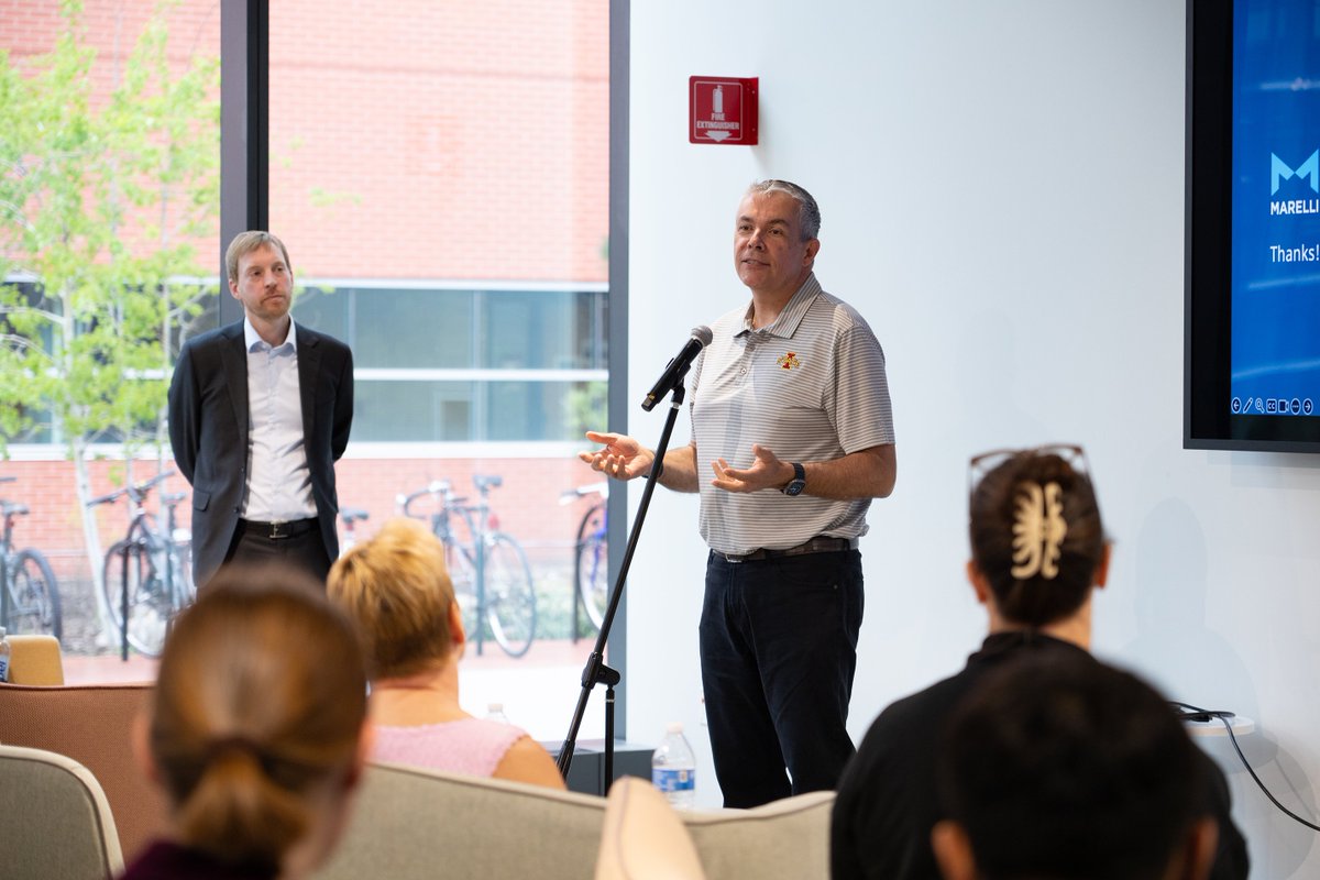 MarelliTech's tweet image. #Marelli has recently launched a #DesignSprint in collaboration with the @CyclonesInnov8 at Iowa State University (USA). Selected students will help design future cockpits along our teams over 3 months.