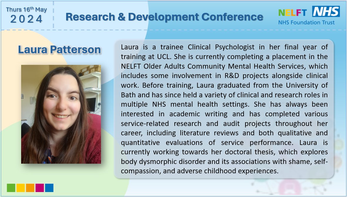 NELFT Research & Development (@nelftresearch) on Twitter photo One of the workshops on the 16th May is being hosted by <a href="/AgingPsychol/">Dr Georgina C</a> & Laura Patterson, titled "But my science teacher said…" looking at variations in writing styles for publication #NELFTRDCon24. Register here: us02web.zoom.us/webinar/regist… One of the workshops on the 16th May is being hosted by <a href="/AgingPsychol/">Dr Georgina C</a> & Laura Patterson, titled "But my science teacher said…" looking at variations in writing styles for publication #NELFTRDCon24. Register here: us02web.zoom.us/webinar/regist…