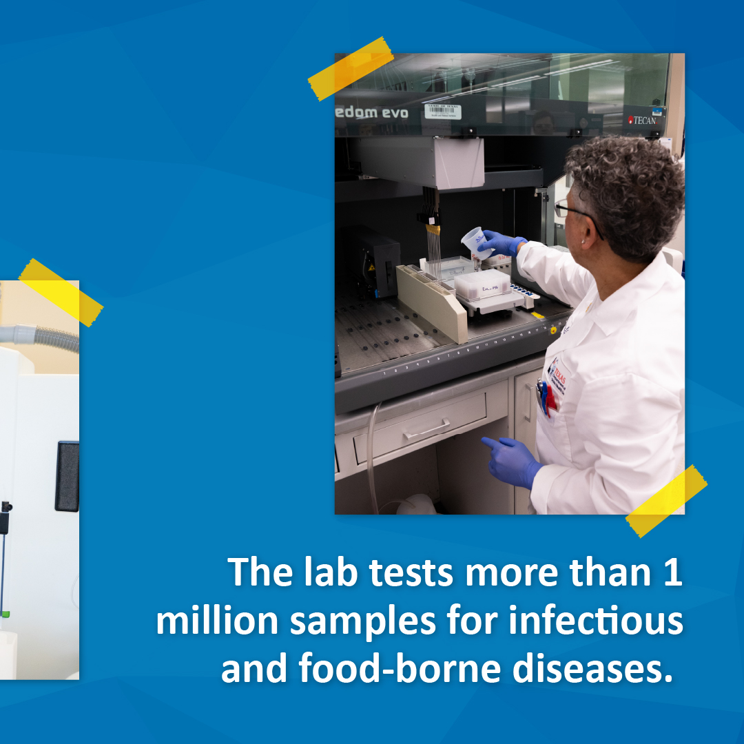 Did you know? 💡 The Department of State Health Services Laboratory is a powerhouse in public health. Every year, the laboratory conducts over 1 million tests. The laboratory commits to keeping communities safe across Texas through rigorous testing 🔬: bit.ly/4ddJypE