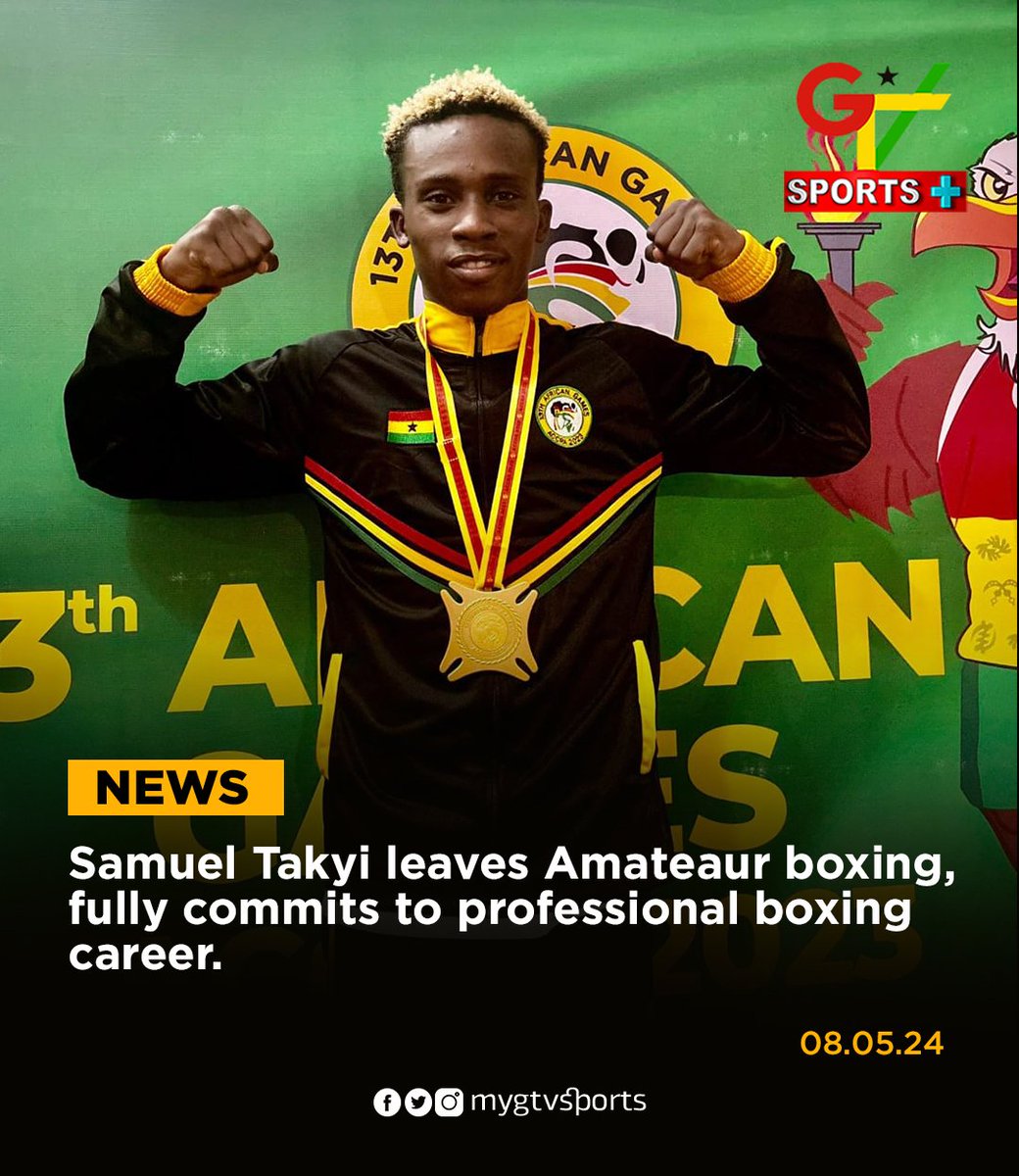Olympic Medalist Samuel Takyi has decided to go Pro.

#GTVSports