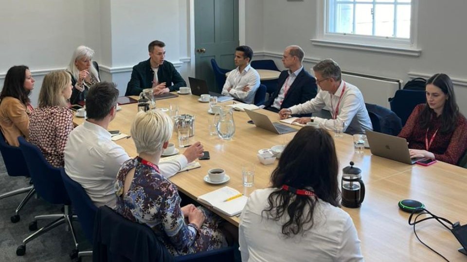 Thanks to @ASollowayUK for joining us today for our roundtable with 8 of the UK's leading Climatetech firms!