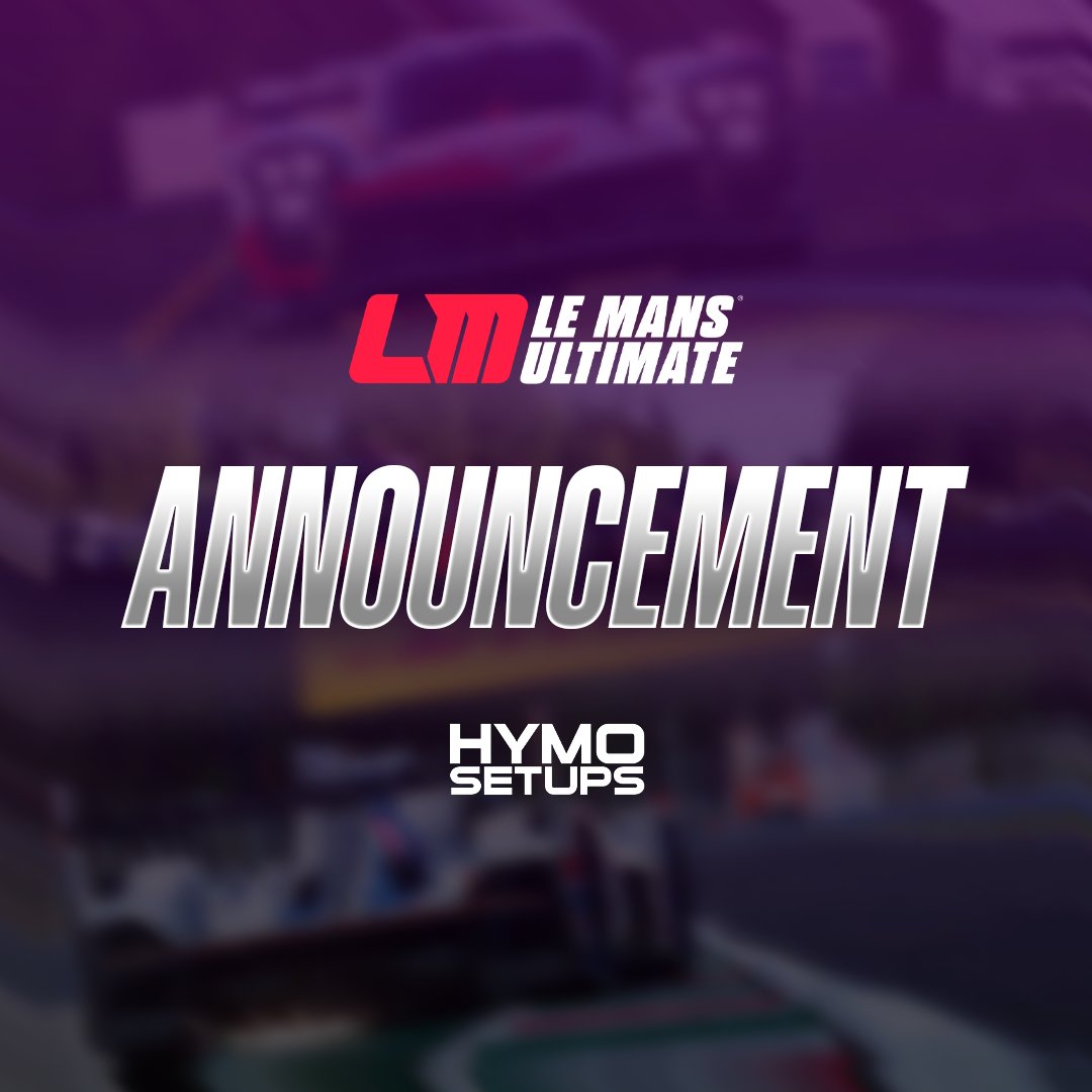 🚨LeMans Ultimate Setups Available 🚨

Have some of you noticed we have started our support over last month on LeMans. 

Pleased to say we have just over 30 Setups available to download right now!

Full Bundles Soon 🔜