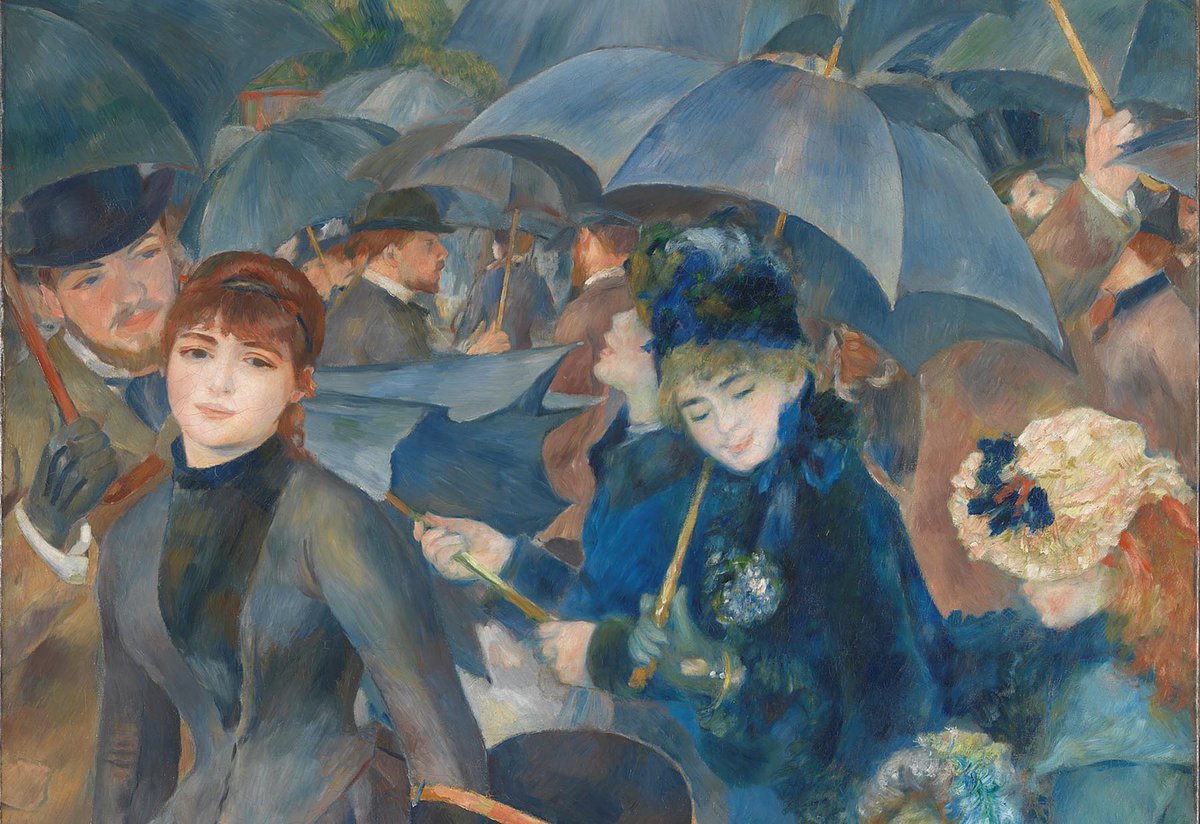 Renoir: Out of Hours Tour Experience Pierre-Auguste Renoir's The Umbrellas on a special loan from @NationalGallery without the crowds with a weekend pre-opening tour of the #LeicesterMuseum collection. #NG200 leicestermuseums.org/Renoir-Tours