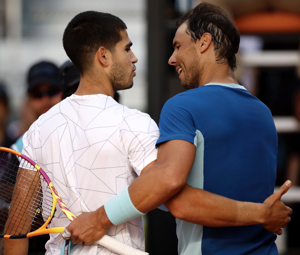 🚨🎙 Carlos Alcaraz: “Rafael Nadal [is], the 𝙗𝙚𝙨𝙩 player of all time.”