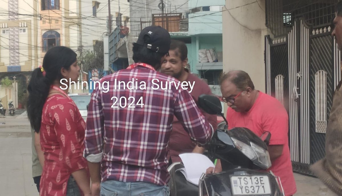 Sharing some glimpses from the Shining India Survey For Lok Sabha Elections 2024 #ShiningIndiaSurvey #LokSabhaElections2024