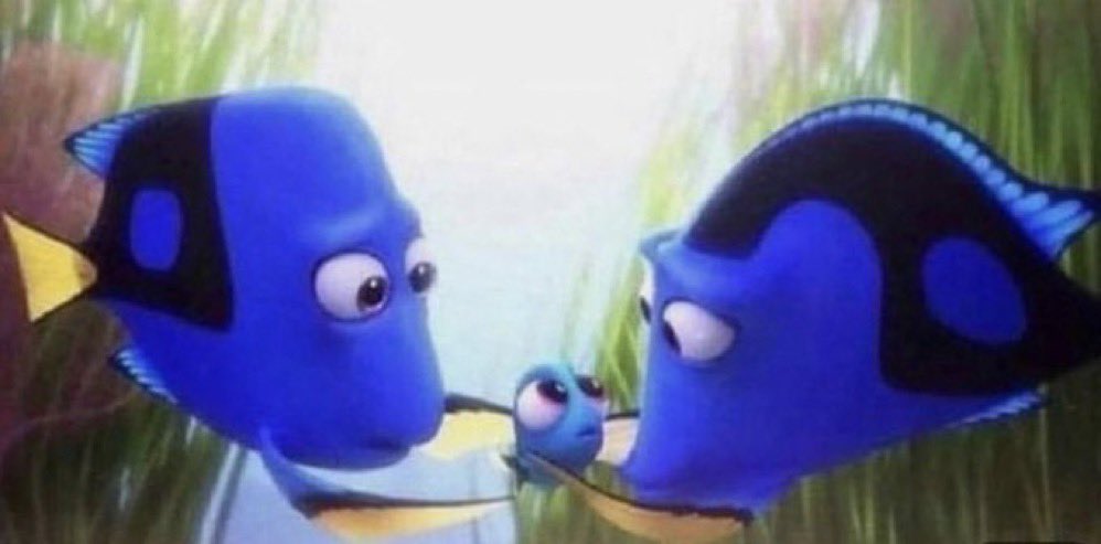 i wanna know how tf did Pixar manage to put a receding hairline on a fish