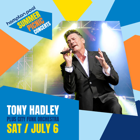 TheTonyHadley's tweet photo. Tickets for my Hampton Pool Summer Picnic show are on sale now and selling fast. Get yours here: https://t.co/GPEgIhTH81.
#tonyhadley #hamptonpool https://t.co/nvue1M2JEz