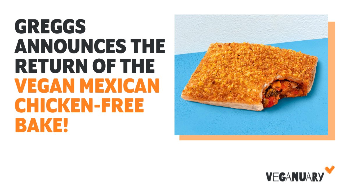 Back by popular demand!🌱@GreggsOfficial has announced its new summer menu, and vegan bake fans will be happy to know that the #Vegan Mexican Chicken-Free Bake will be making its return! The bake will be available nationwide starting Thursday, May 9th. 🎉Who's excited? 👇