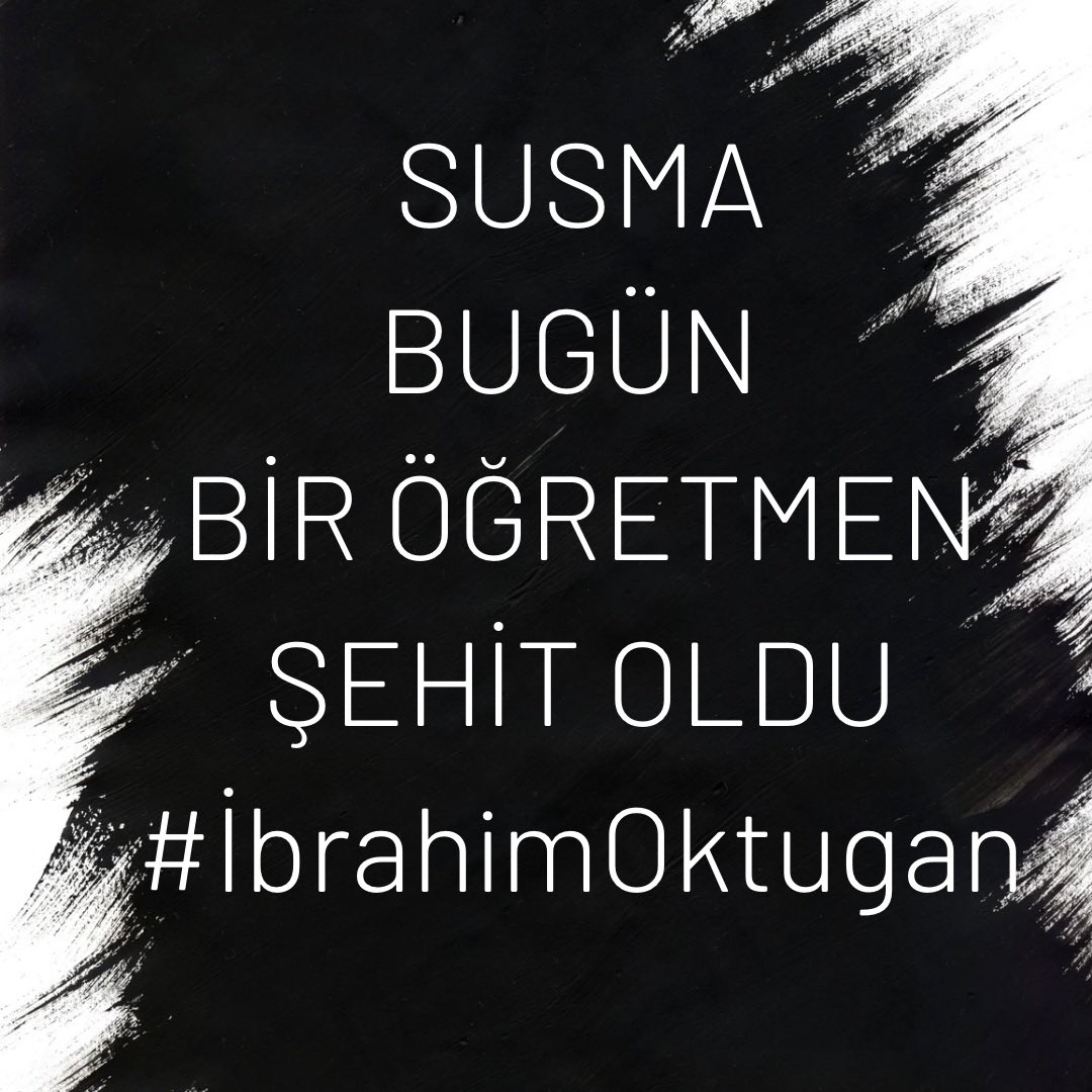 Okullarımızı mezar ettiler bize…
Önleyemediler
Koruyamadılar
Savunamadılar…
Önlükler kefen,
Okullar mezar oldu bize
 #ibrahimoktugan