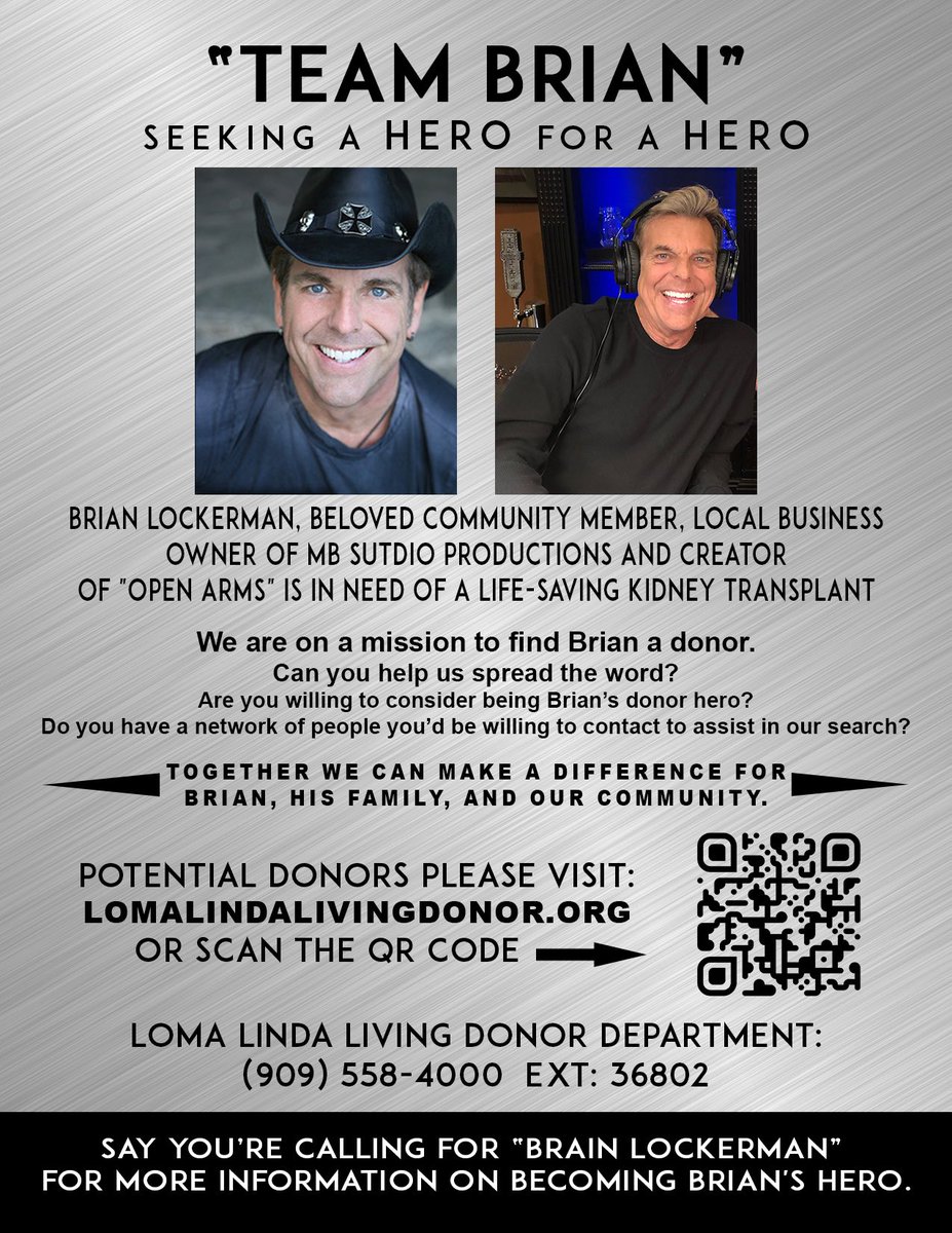 ✨LOOKING For a HERO✨ Brian is in need of a life-saving kidney transplant. Can you help spread the word? #kidneytransplant #kidney