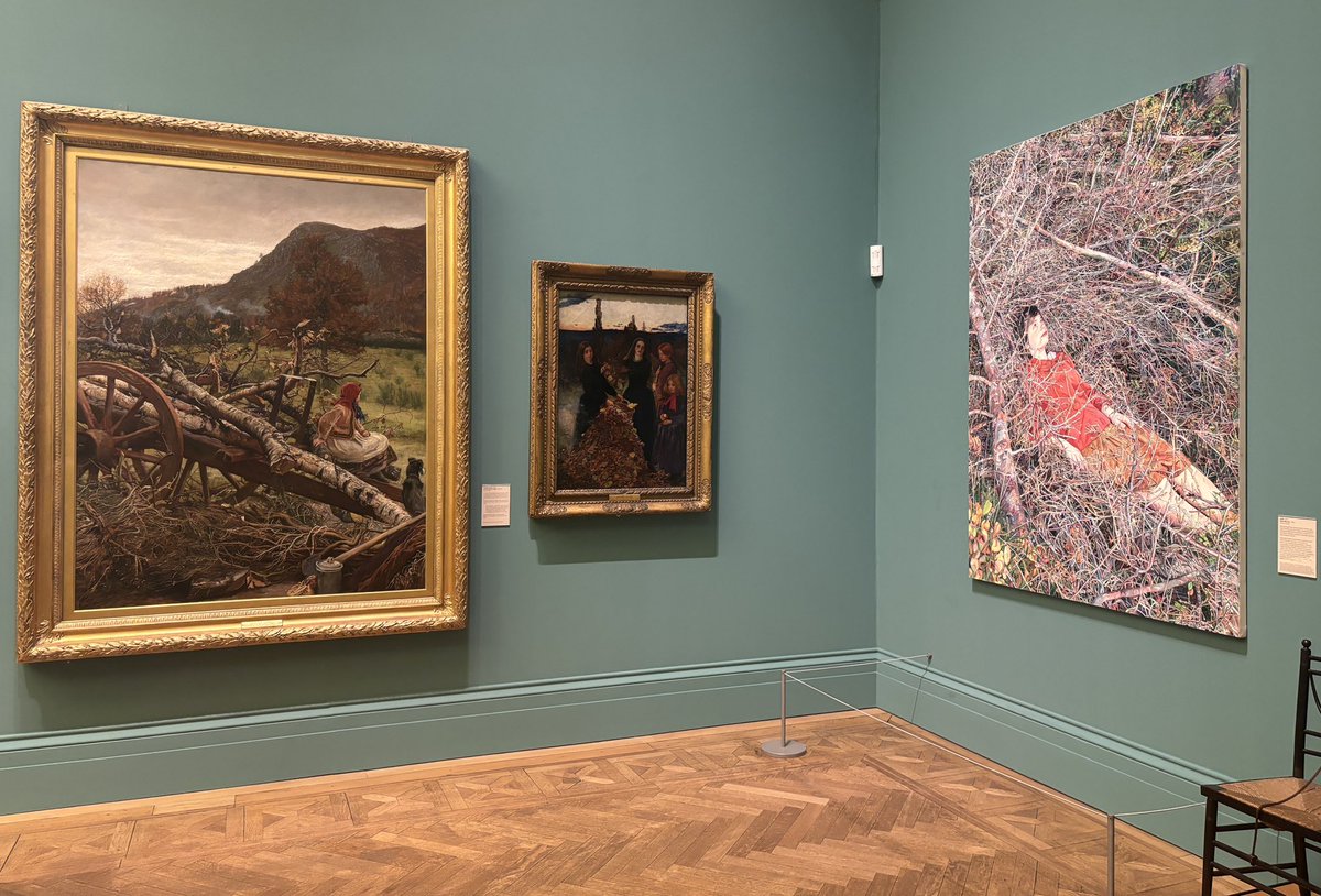 ✨New old favourites! We’ve made some changes in gallery 7, many old favourites including Ford Madox Brown’s ‘Work’ and William Holman Hunt’s ‘The Lady of Shalott’ are back on display, as well as an exciting new acquisition by Manchester-based figurative painter, Ruth Murray.