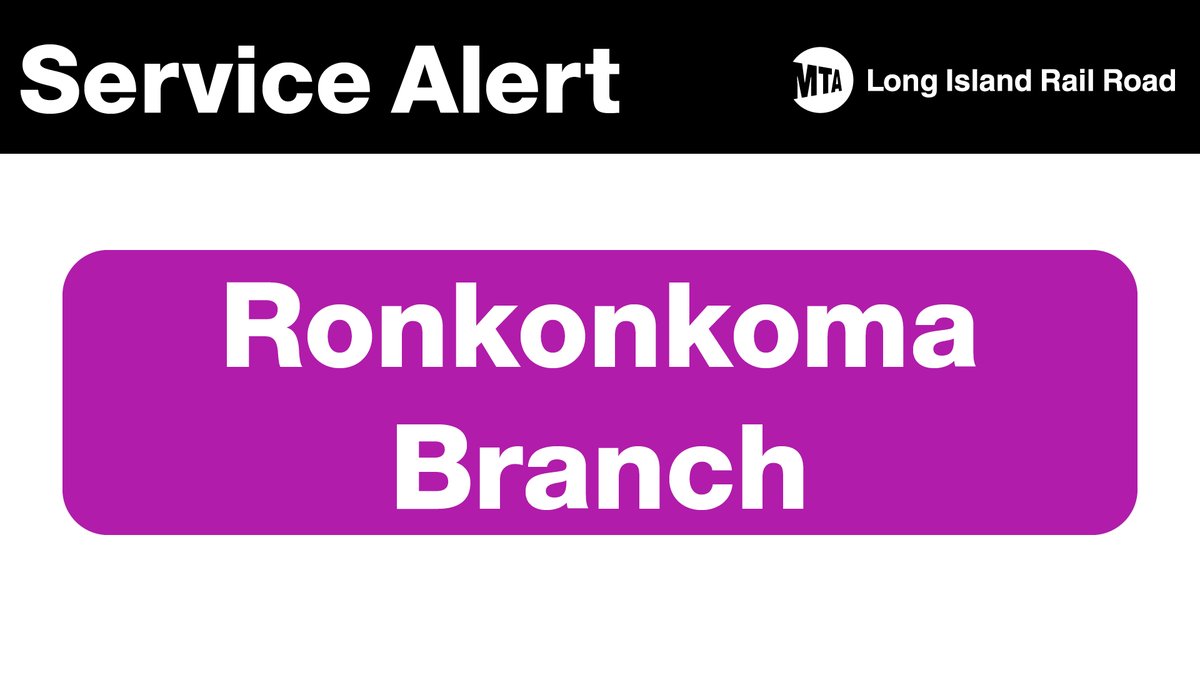 There are scattered delays averaging 10-15 minutes on the Ronkonkoma Branch due to signal trouble in Jamaica. See our TrainTime app or mta. info.